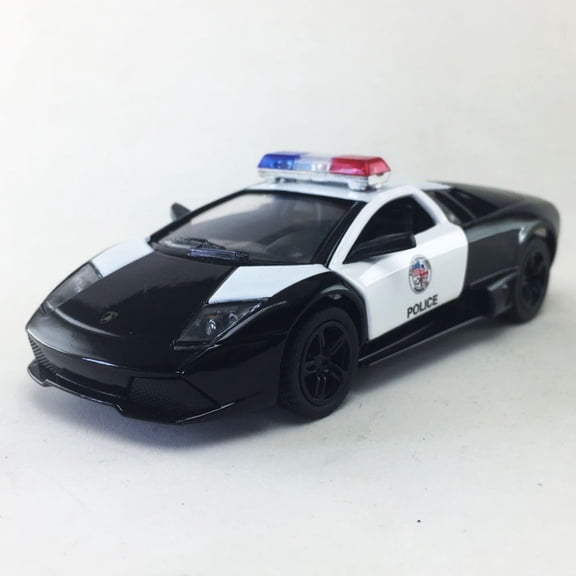 5" Kinsmart Lamborghini Murcielago LP640-4 Police Car Diecast Model 1:36 cop