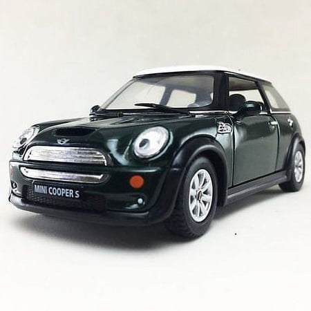 5" Kinsmart Mini Cooper S Diecast Model Toy Car 1:28 Green