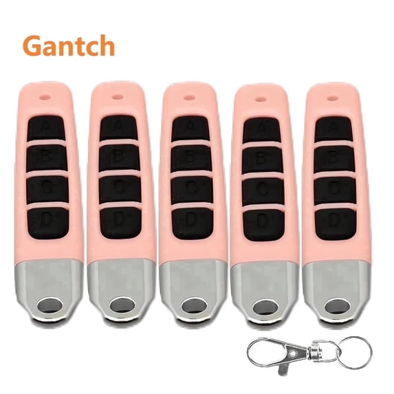 Gantch 433 MHz 4 Buttons Bar-type Remote Black 1000 Piece 5 Pack