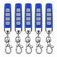 thumbnail image 1 of Gantch 433.92MHz Remote Control Duplicator Garage Door Opener 4 Buttons Portable Electric Key - Blue-Grey -5PCS, 1 of 10