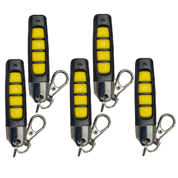 5-Kit 433MHz Gantch Garage Electronic Gate Wireless Remote Control for Gate Control Electronic Gate Control PPA, GAREN, GENNO, OMEGASAT Electronic Gate wireless security alarm ABCD