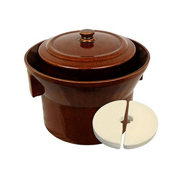 5 L (1.3 Gal) K&K Keramik German Made Fermenting Crock Pot Kerazo FORM_1