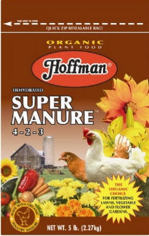5 LB 422 Dehydrated Super Manure Dehydrated Poultry Manure, Each