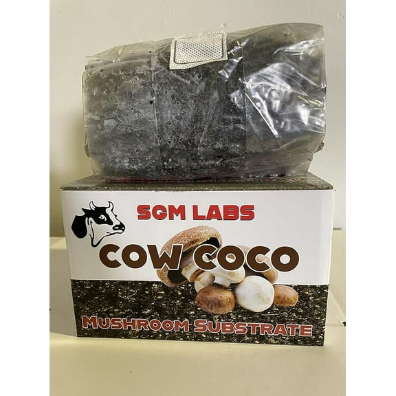 5 LBS Coco Mushroom Substrate with Added Cow Manure