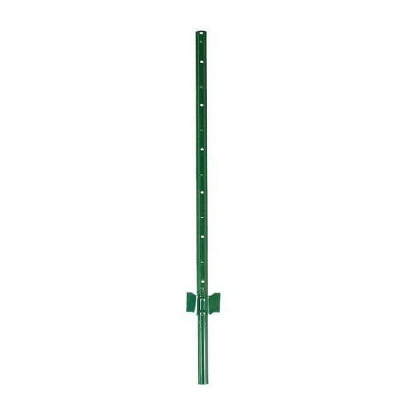 Garden Craft 5ft H Green Powder Coated Steel U-Post For Fence or Garden Stakes and Plant Supports