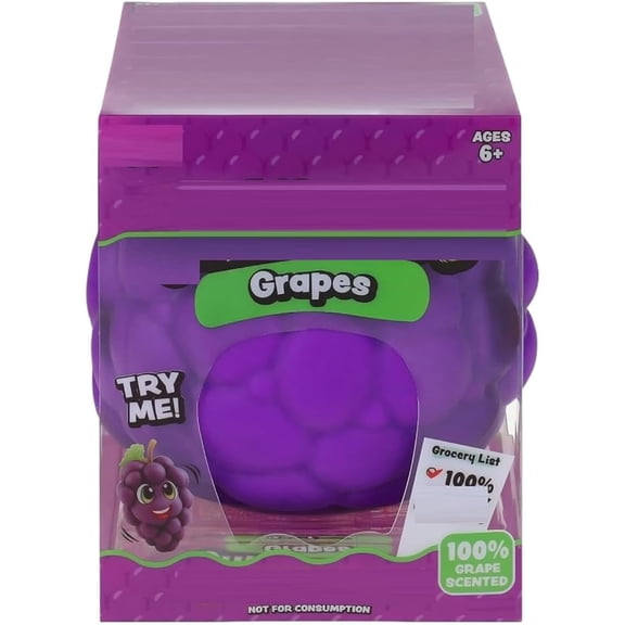 5"Large Grape Squishy Jumbo, Large Grape Squishy, Grape Squishy Large, Crazy Jumbo Grape Squishy Ball Purple Fruit Stress Ball Slow Rising Soft Squeeze Fidget for Friends and Adults Holiday Gift-1PC