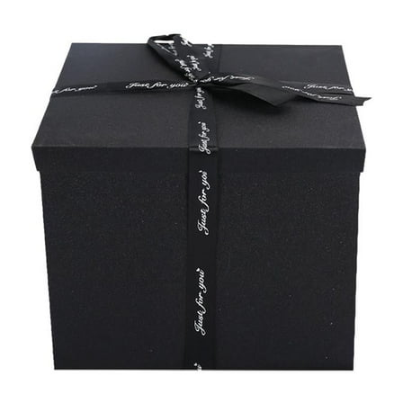 5-Layer DIY Explosion Gift Box, Large Capacity Surprise Photo Memory Box for Birthday, Anniversary, Valentines Day, Customizable Scrapbook with Hidden Compartments for Photos & Gifts