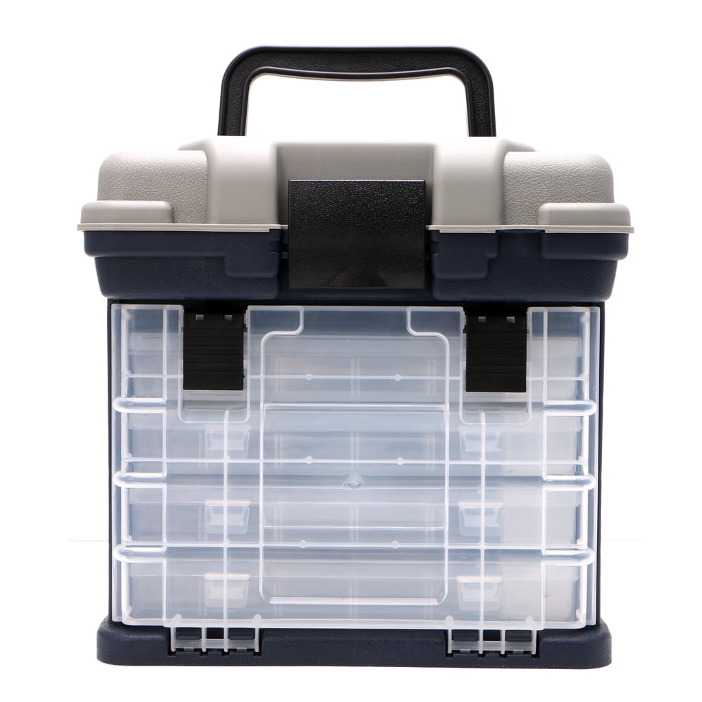 5 Layer Fishing Tackle Box Plastic Handle Fishing Box Carp Fishing Tools