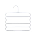 thumbnail image 1 of 5 Layer Pants Hanger Space Saving Trousers Organizer with Non Slip Bar for Closet Scarf Tie Belt Storage, 1 of 2
