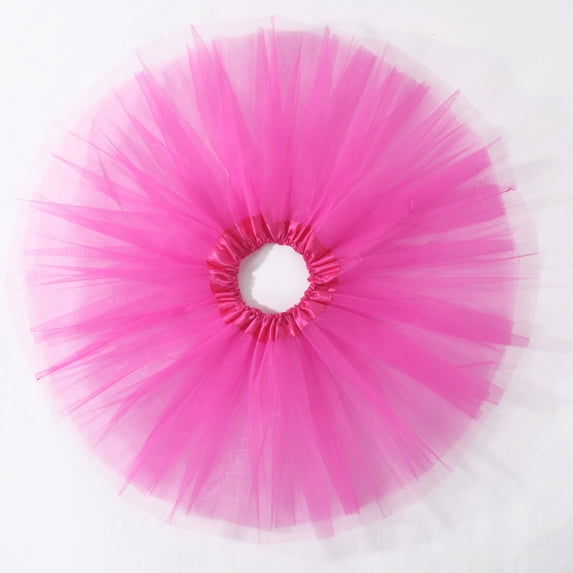 5 Layered Tutus for Girls,Tulle Tutu Skirts Little Girls, Birthday Dance Halloween Cosplay Party Purple