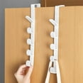 thumbnail image 1 of Hanging Clothes Rack Hat Storage Rack Clothes Hook Behind The Door, 1 of 6