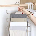 thumbnail image 1 of 5 Layers S Type Pants Trouser Hanger Clothes Organizer Rack Closet Space Saver, 1 of 5