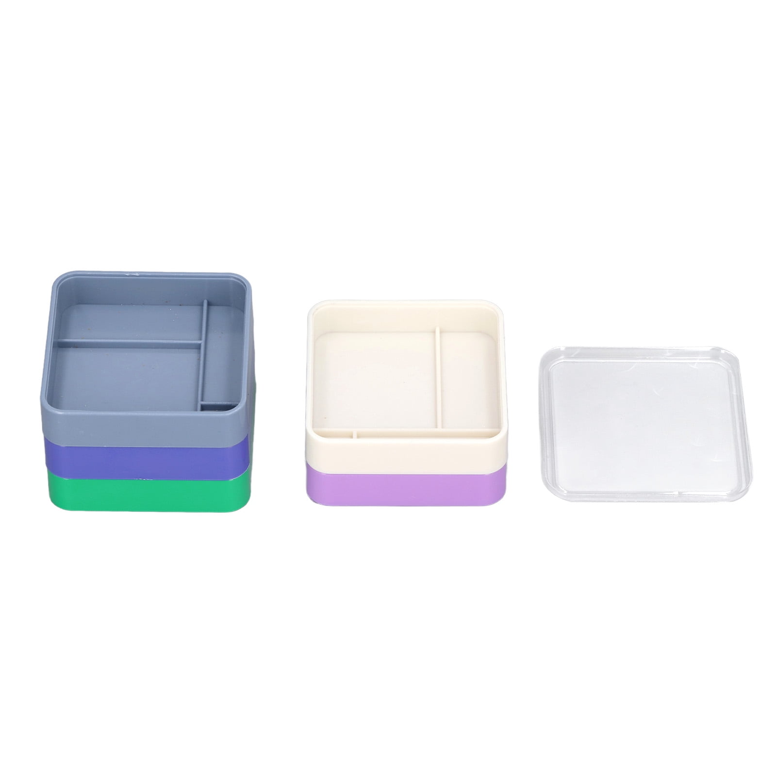 5 Layers Watch Parts Storage Box With Cover, Compartment Design Impact Resistance Rhombus Shape