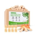 thumbnail image 1 of 5''Lengths Kiln Dried Mini Firewood with 8PCS Fire Starters，7~8 lbs，Low Smoke Barkless Small Pine Wood, 1 of 5