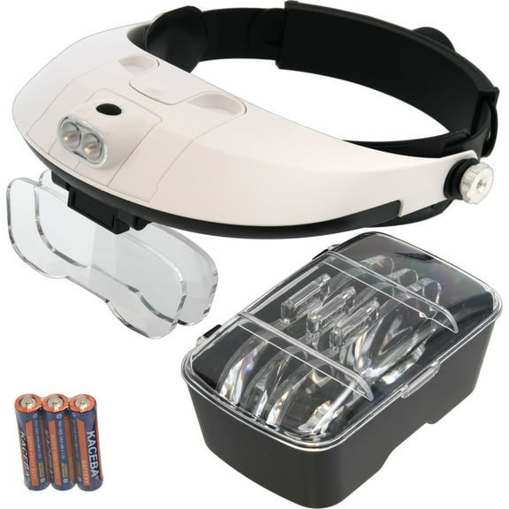 5 Lens Binocular Visor with Dual LED