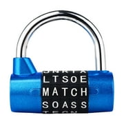 5 Letter Security Lock Gym Locker Combination Lock for Storage Cabinet Wardrobe Padlock Door Handle Password Lock
