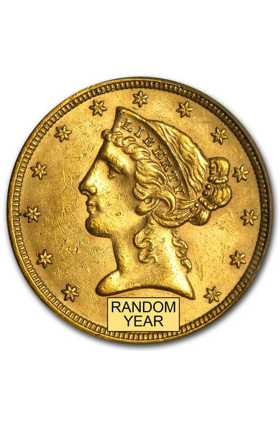 $5 Liberty Gold Half Eagle BU (Random Year)