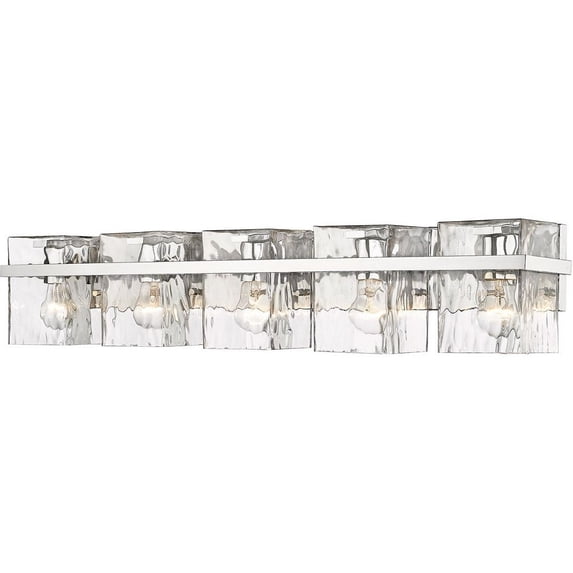 5 Light Bath Vanity In Traditional Style-7 Inches Tall And 36.25 Inches Wide-Chrome Finish Z-Lite 1938-5V-Ch