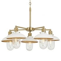 5139-799-Minka Lavery-Downtown Edison - 5 Light Chandelier-23.13 Inches Tall and 28.13 Inches Wide     -Traditional Installation