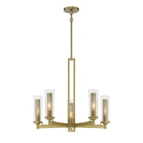 2185-695-Minka Lavery-Emmerham - 5 Light Chandelier-23.75 Inches Tall and 26 Inches Wide -Traditional Installation