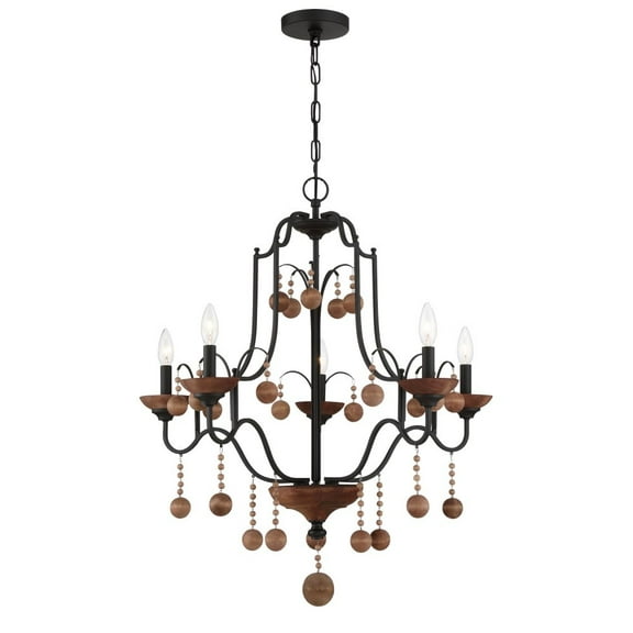 Minka Lavery - Colonial Charm - 5 Light Chandelier-31.75 Inches Tall and 28