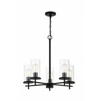 5 Light Chandelier-Coal Finish -Traditional Installation Minka Lavery 4095-66A