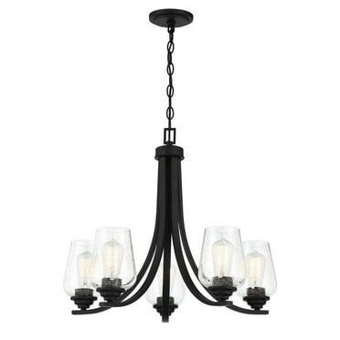 5 Light Chandelier-Coal Finish    -Traditional Installation Minka Lavery 4925-66A