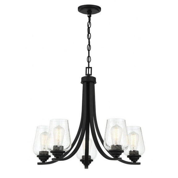 5 Light Chandelier-Coal Finish    -Traditional Installation Minka Lavery 4925-66A