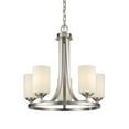 thumbnail image 1 of Z-Lite Bordeaux 5 Light Chandelier in Brushed Nickel, 1 of 2