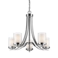 thumbnail image 1 of 5 Light Chandelier In Metropolitan Style 25.25 Inches Wide By 22.25 Inches High     -Traditional Installation Z-Lite 426-5-Ch, 1 of 7