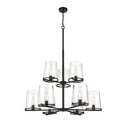 5 Light Chandelier In Traditional Style-25.5 Inches Tall And 28 Inches Wide-Brushed Nickel Finish Z-Lite 3033-5Bn