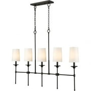 5 Light Chandelier In Transitional Style-24 Inches Tall And 5.5 Inches Wide Z-Lite 3033-5L-Mb