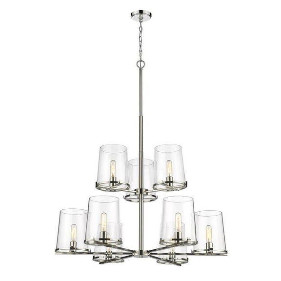 5 Light Chandelier In Transitional Style-24 Inches Tall And 5.5 Inches Wide Z-Lite 3033-5L-Mb
