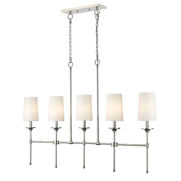 5 Light Chandelier In Transitional Style-24 Inches Tall And 5.5 Inches Wide Z-Lite 3033-5L-Pn