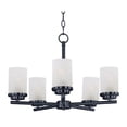 thumbnail image 1 of 10205FTBK Maxim Lighting Corona - 5 Light Chandelier     -Traditional Installation, 1 of 2