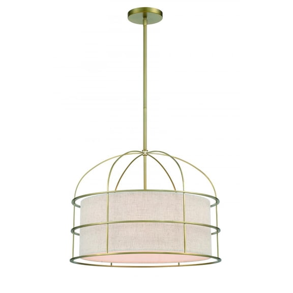 5 LIGHT PENDANT by Minka-Lavery 2155-695 in Brass Finish