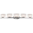 thumbnail image 1 of 5-Light LED Vanity in Brushed Nickel Finish, 1 of 2