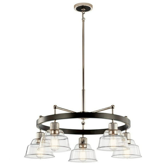 52403PN Kichler Lighting Eastmont - 5 Light Large Chandelier-Polished Nickel Finish    -Traditional Installation