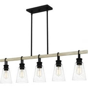 5 Light Linear Chandelier In Farmhouse Style-11.5 Inches Tall And 42 Inches Wide Quoizel Lighting Kgb142ek