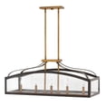 thumbnail image 1 of 3416BZ Hinkley Lighting Clarendon - 5 Light Linear Chandelier in Traditional Style - 36 Inches Wide by 15 Inches High-Bronze Finish, 1 of 4