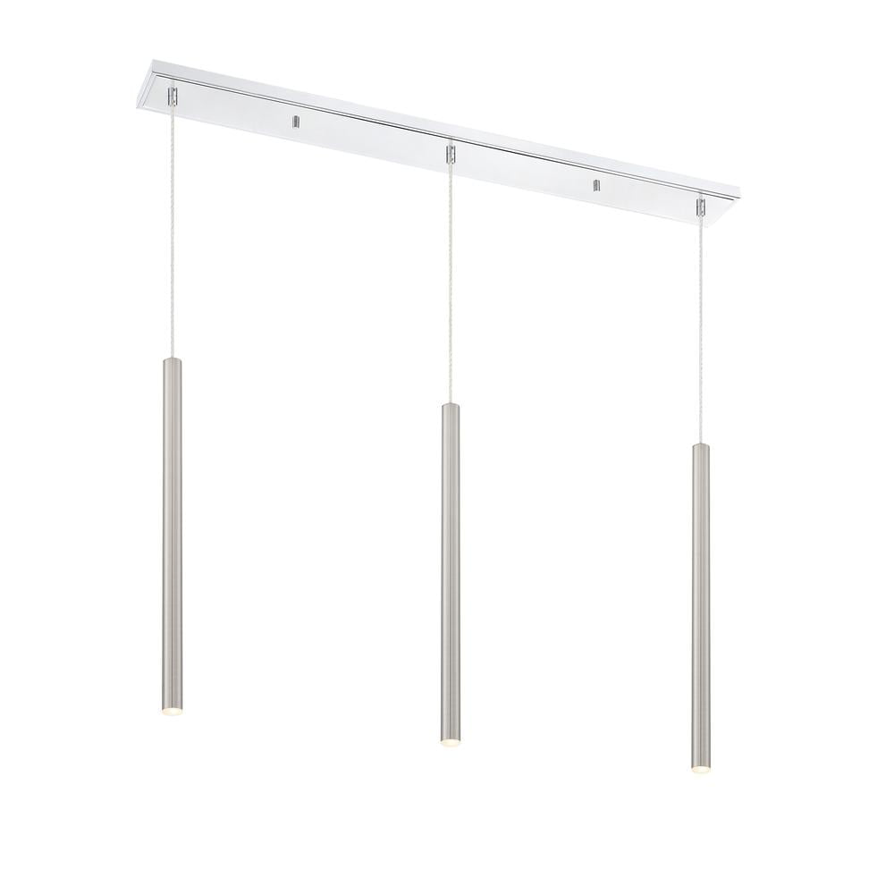 Bellamy 52" Matte Black Steel 5-Light Chandelier