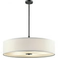 thumbnail image 1 of 5 Light Pendant With Transitional Inspirations 12 Inches Tall By 30 Inches Wide-Black Finish Kichler Lighting 42196Bk, 1 of 10