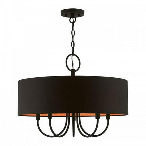 5 Light Pendant in Transitional Style-17.5 inches Tall and 23 inches Wide Bailey Street Home 218-Bel-4615473