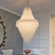 5-Light Timeless Elegance French Style Tiered Chandelier with Handcrafted Crystals