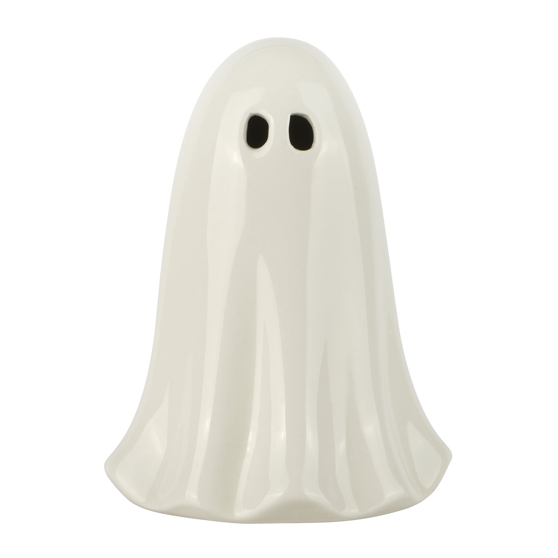 5" Light Up Ceramic Ghost Tabletop Dcor by Ashland - Halloween Home Decor