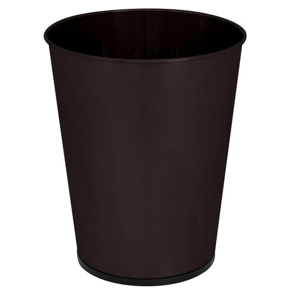 5 Liter Small Wastebasket | Round Open Top | Trash Can | Bathroom | Bedroom | Kitchen | Office | Dorm | Disposal Waste Bin | Garbage | Oil Rubbed Bronze