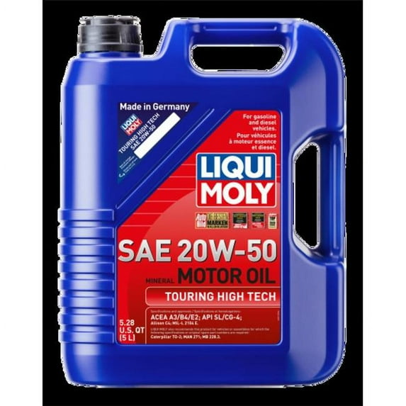 5 Liter Touring High Tech Motor Oil for 20W50