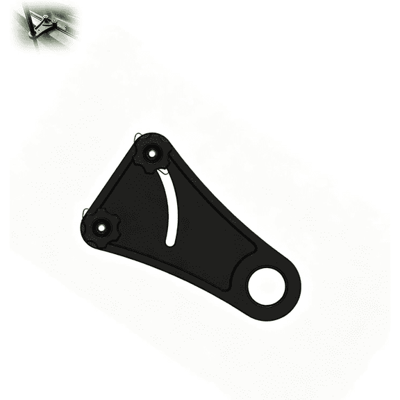 5 Low Profile Retractable Shallow Water Anchor Pole Mount, Gear Track Compatible Kayak Anchor Holder