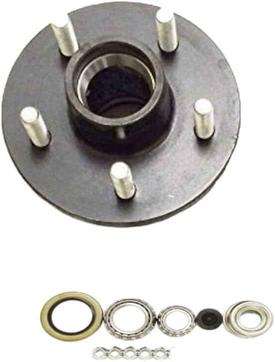 New 5 Lugs Trailer Idler Hub Kit 5 On 4.5 For 3500 Lbs Axle 5x4.52 Pack - Foto 13
