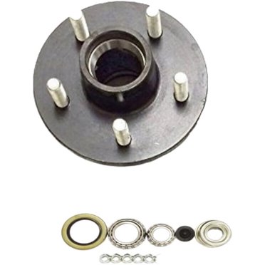 JADODE Pair Of Trailer Idler Hub Kits – 5 On 4.5" Bolt Pattern – For 3500 Lb Axles – Bearings L68149 L44649